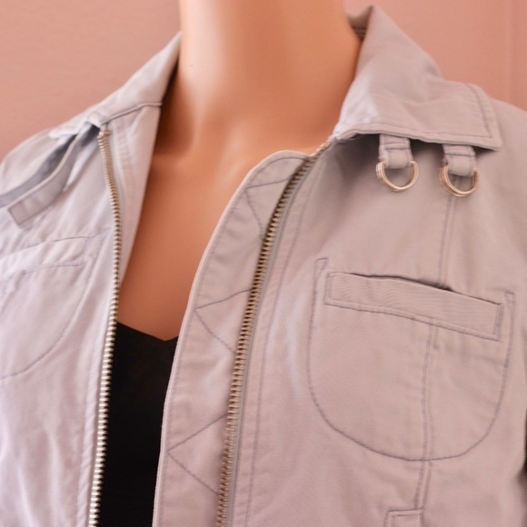 Marc JACOBS Blue Bomber zipper Cotton Jacket - Picture 2 of 8